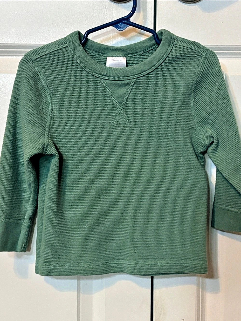 Hanna Andersson Long Sleeve Waffle Crewneck Tee
